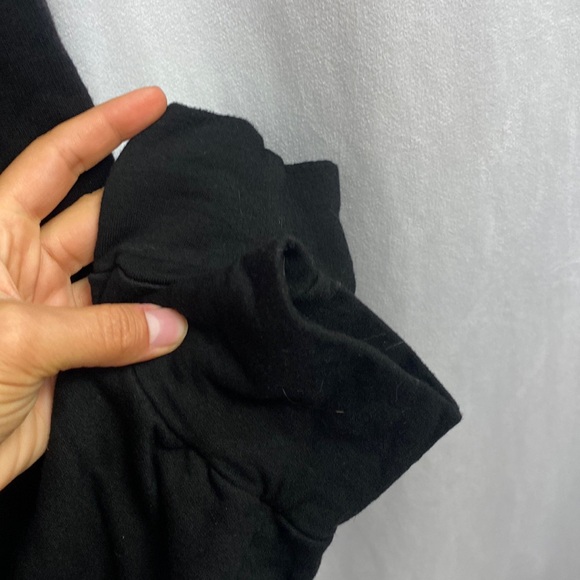 MONROW Revolve Supersoft Fleece Hooded Jumpsuit - Black - Size Small - Picture 11 of 16